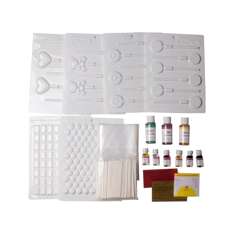 LorAnn DIY Ultimate Candy Kit – Candy Flavoring, Food-Grade Hard Candy Molds