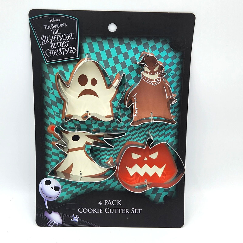 Halloween Nightmare Before Christmas Cookie Cutter Set Disney Metal Oogie Dog