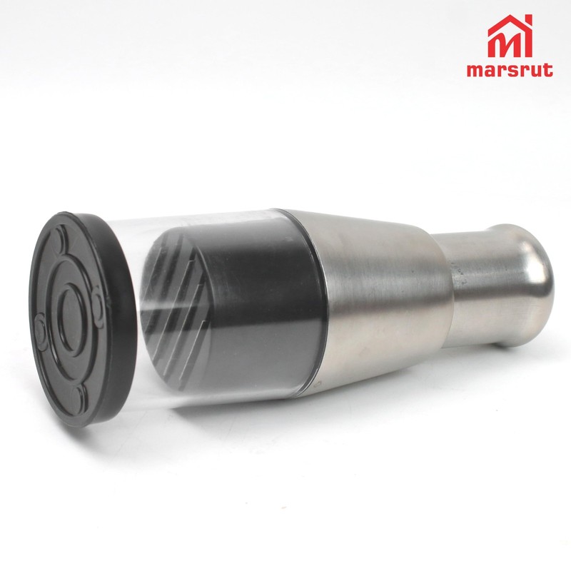Pressed Garlic Chopper Stainless Steel, Mini Manual Masher One Size, Silver gallery