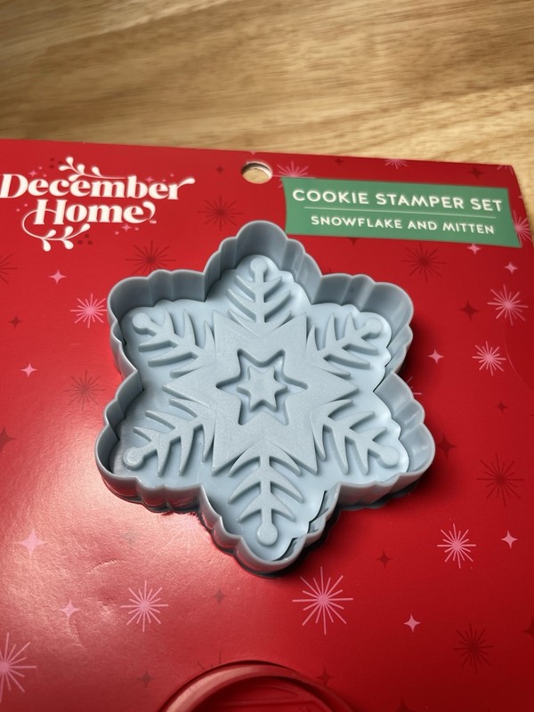 Lot Of (2) 2 Packs December Home Cookie Stamper Set Brand New Christmas Holiday gallery