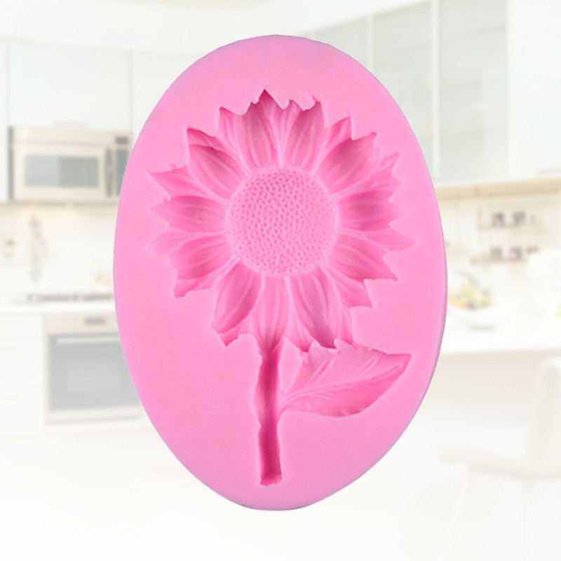 1PC Flower Candy Mold Silicone Baking Mold Valentine s Day Chocolate Mold gallery