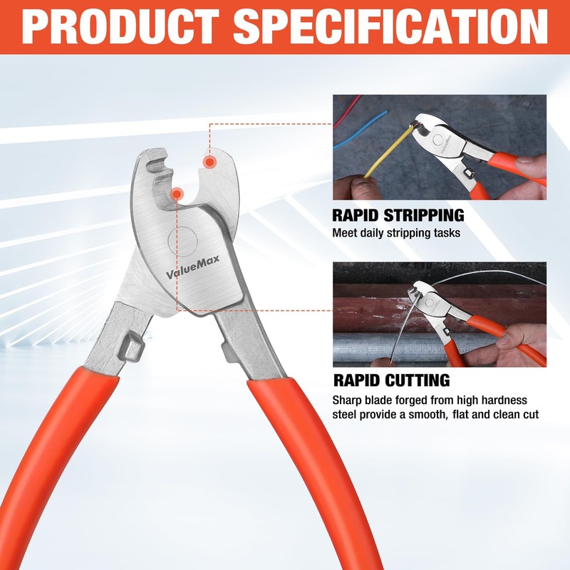 Valuemax Bolt Cutter Set 3-Piece Heavy Duty 14 And Mini 8 Cutters 8 Cable gallery