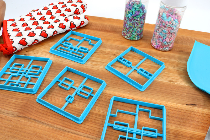 Minecraft Hostile Mobs Cookie Cutters- Creeper, Enderman, Skeleton, Slime, gallery