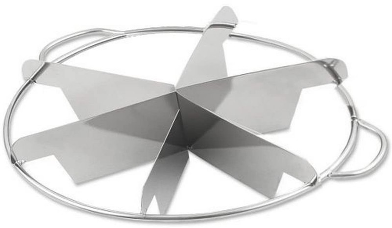 Browne Foodservice Stainless Steel Pie Cutter 6-Cut 9-Inch