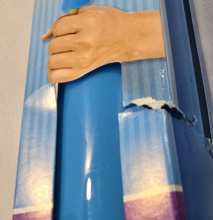 Artskills Baked With Love Non-stick Rolling Pin- lot of 2 NEW - blue/wood handle gallery