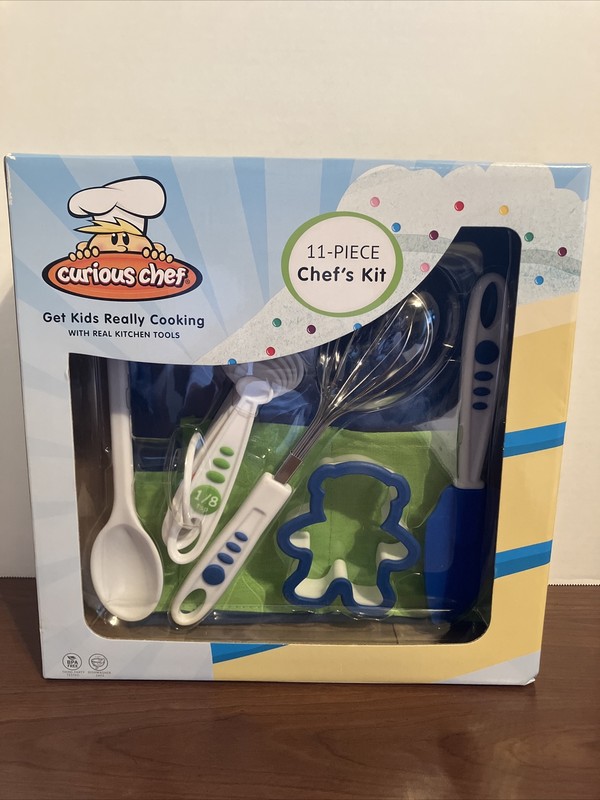 Curious Chef Kids 11 -Piece Chef’s Kit