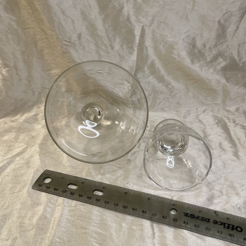 Pair Of Glass Domes/Cloches For Cake/ Dessert, Cheese, Decorative Display gallery