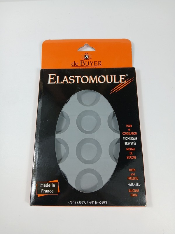 de Buyer Elastomoule Silicone Pastry Mold For 12 Mini Tartelettes
