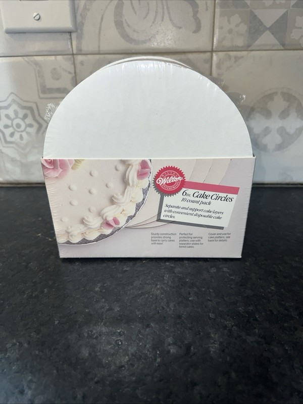 Set of 3 - Wilton 6-Inch Round Cake Boards, 10-Count New gallery