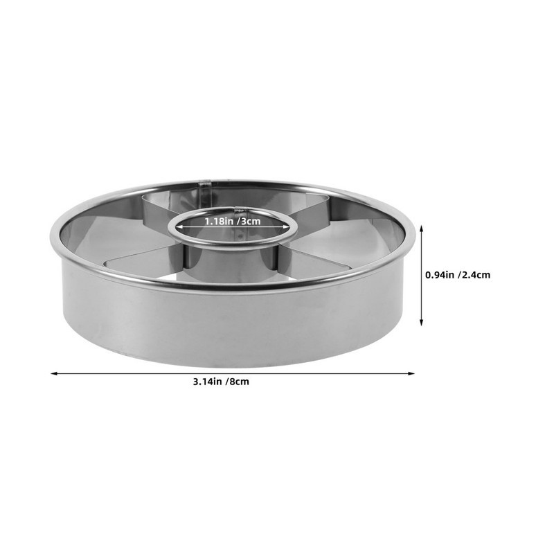 Stainless Steel Donut Mold: 8 Cm/3.15 Inch Round Cookie Cutter for Baking gallery