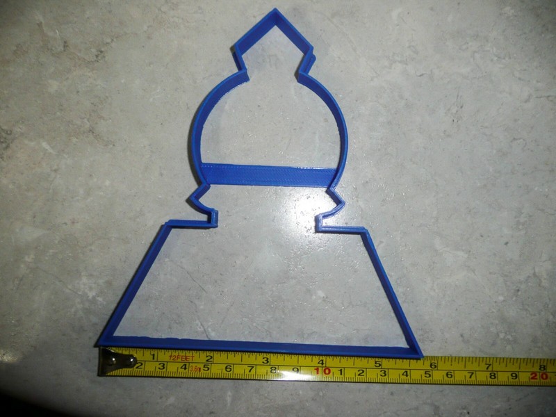 CHURCH OUTLINE WITH ONION DOME STEEPLE 6 INCH SIZE COOKIE CUTTER USA PR3084 gallery