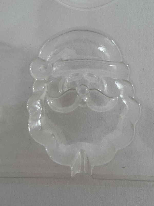 Wilton Santa Lolli Chocolate Candy Mold Lollipop Christmas Holidays Baking 2010