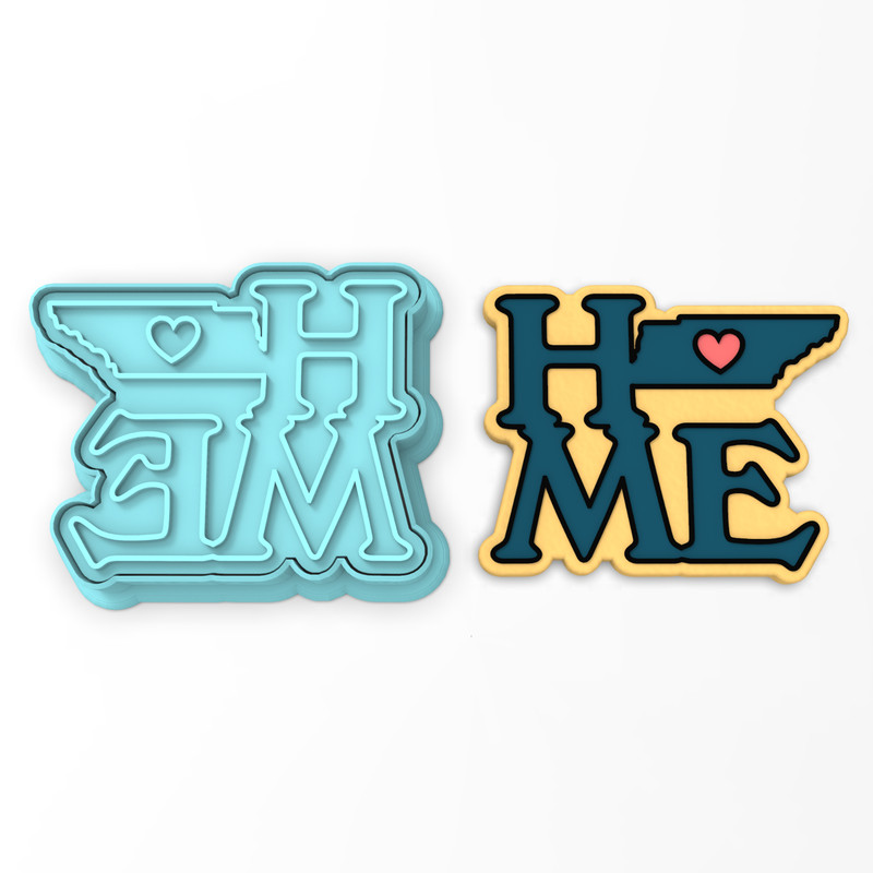 Tennessee Home Cookie Cutter & Stamp | State Homeowner House TN Southern House