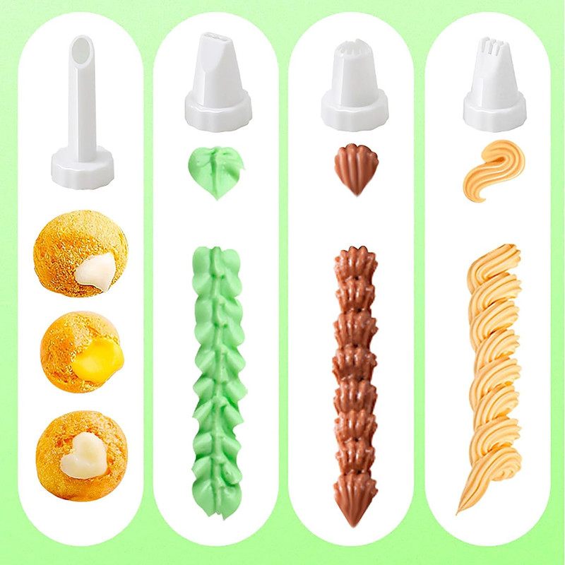 Dessert Decorating Syringe Set, Frosting Piping Kit, Cake Decorating Kit with Ca gallery