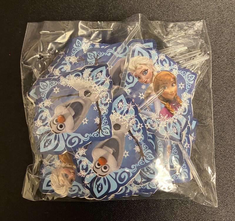 Wilton Disney FROZEN Cup Cake Stand Party Decoration + 24 Picks Elsa Anna Olaf gallery