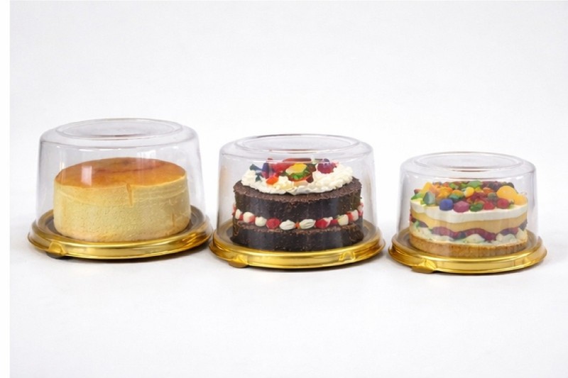 50 PCS GoldenDome A1680 Premium Cake Container gallery