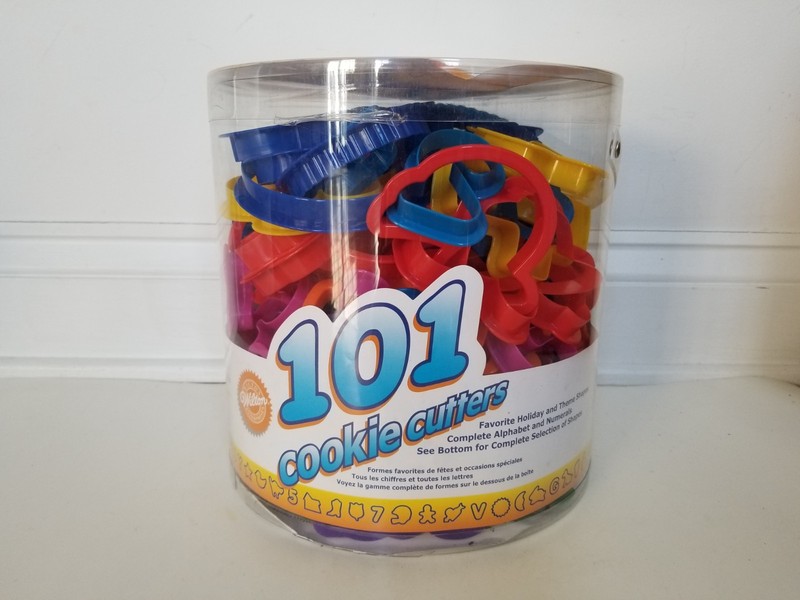 Wilton Cookie Cutters Set 101-Piece  Alphabet, Numbers & Holiday Cookies