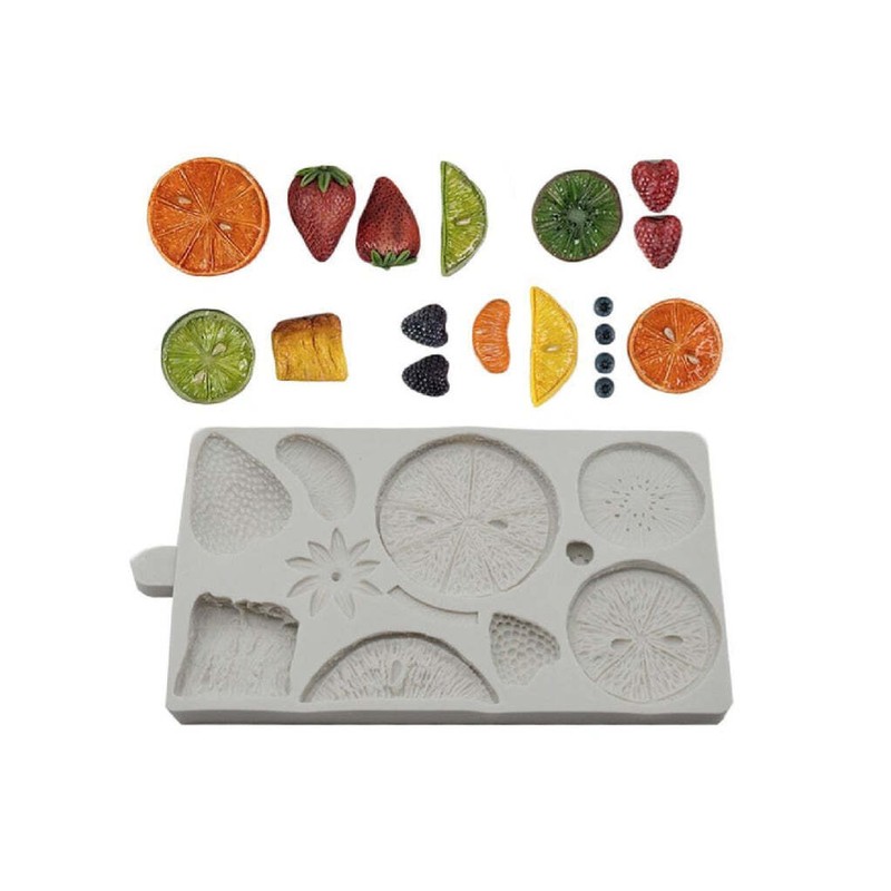 Large Tropical Fruits - Silicone Mold gallery