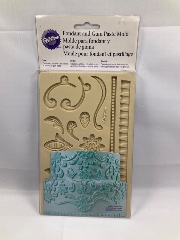 Wiltons Fondant And Gum Paste Silicone Mold NIB gallery