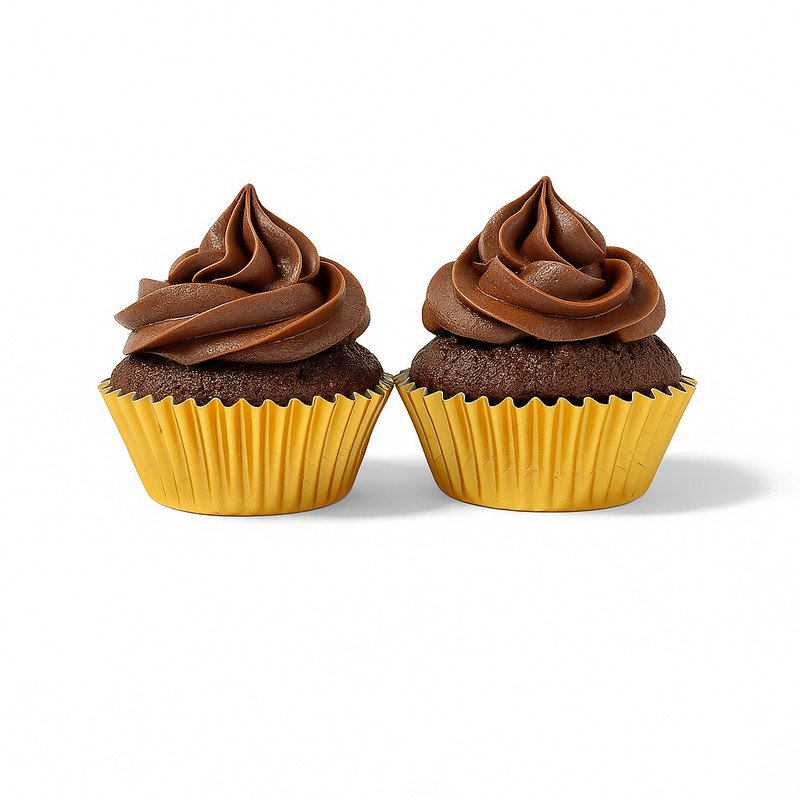 48 Mini Gold Foil Cupcake Baking Cups Shiny Paper Cupcake Liners for Parties gallery