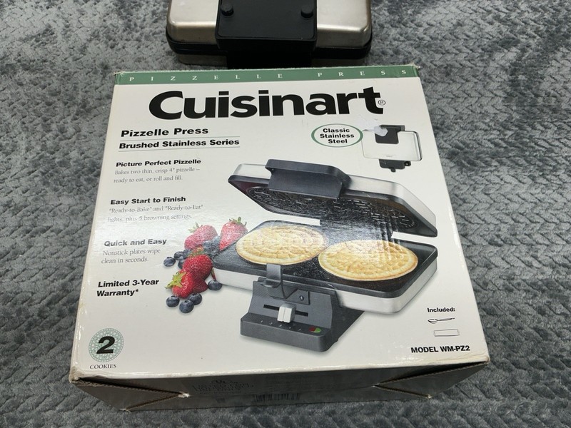 Cuisinart WM-PZ2C Pizzelle Press Cookie Maker Broken Latch gallery