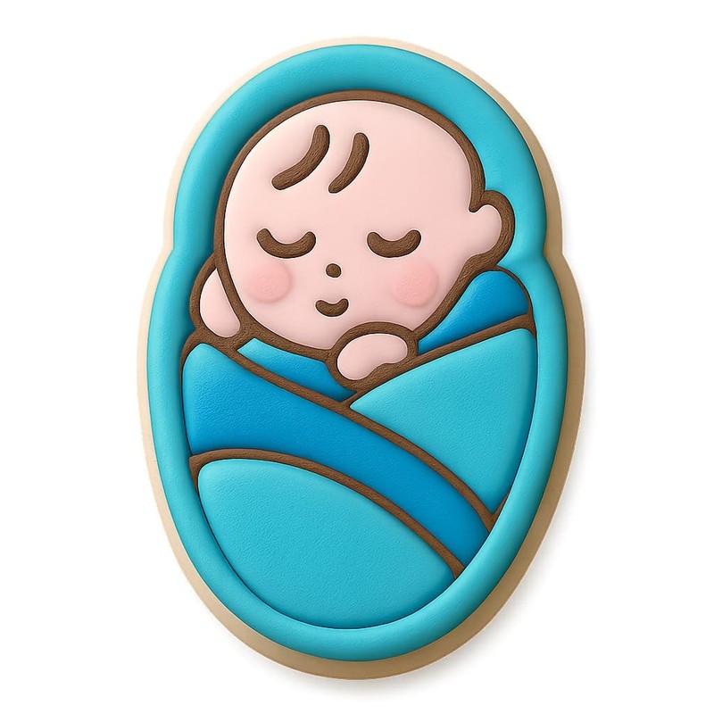 Restful Jesus Cookie Cutter & Stamp - 4x2.6 gallery