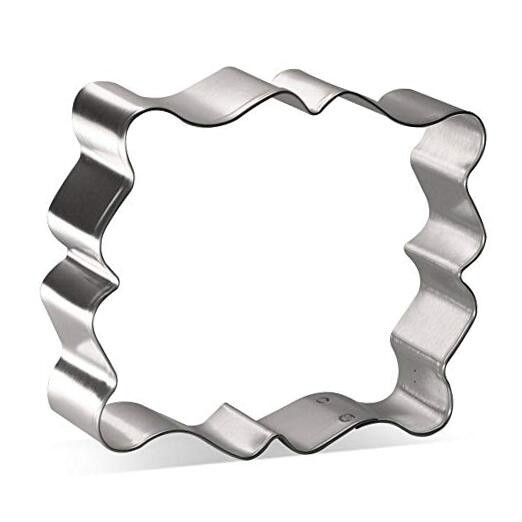 Fancy Rectangle Plaque Cookie Cutter 4 Inch – Made in the USA – Cookie