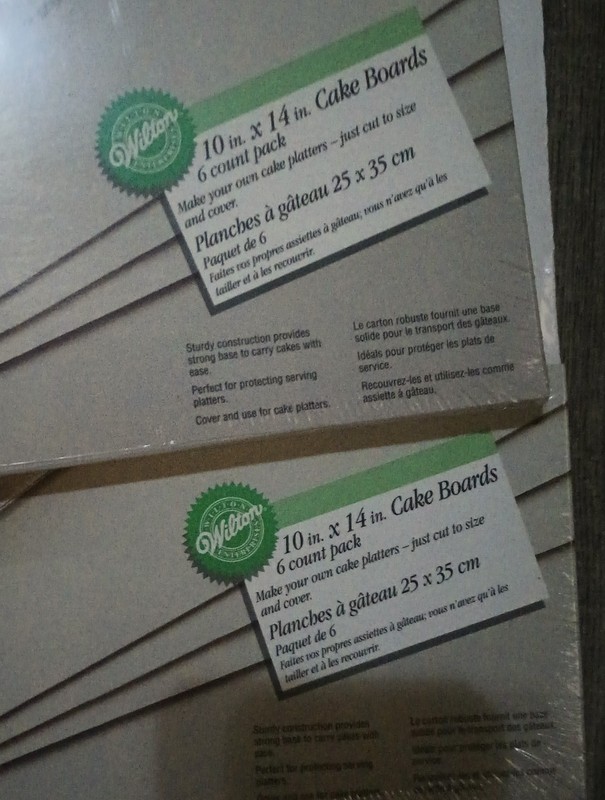 New Sealed 2 Packs Wilton Cake Boards 10X14 12 Total gallery