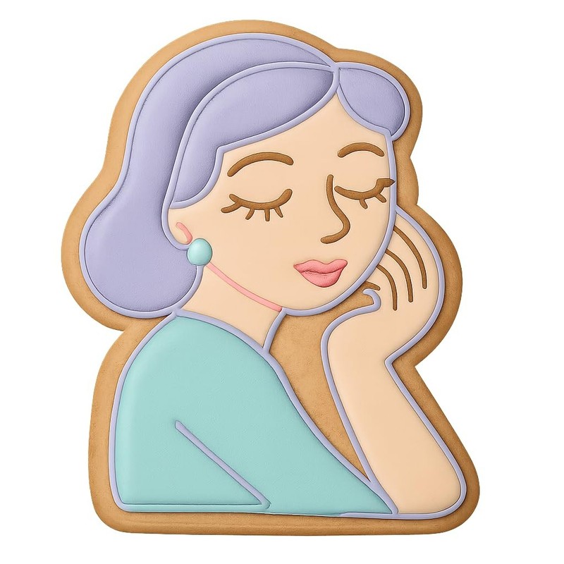 Playful Coquette Cookie Cutter & Stamp, Fondant & Clay - 3x4 gallery