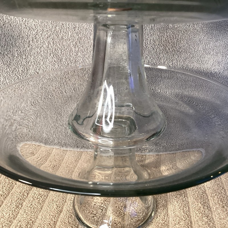 Anchor Hocking Presence 3 tiered glass platter set (HAS 10” BASE INSTEAD OF 13”) gallery