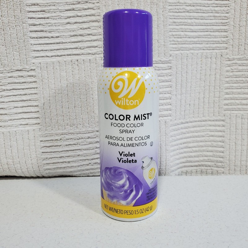 Wilton 1.5 Oz Edible Violet Color Mist Food Color Spray #710-5504 New Can