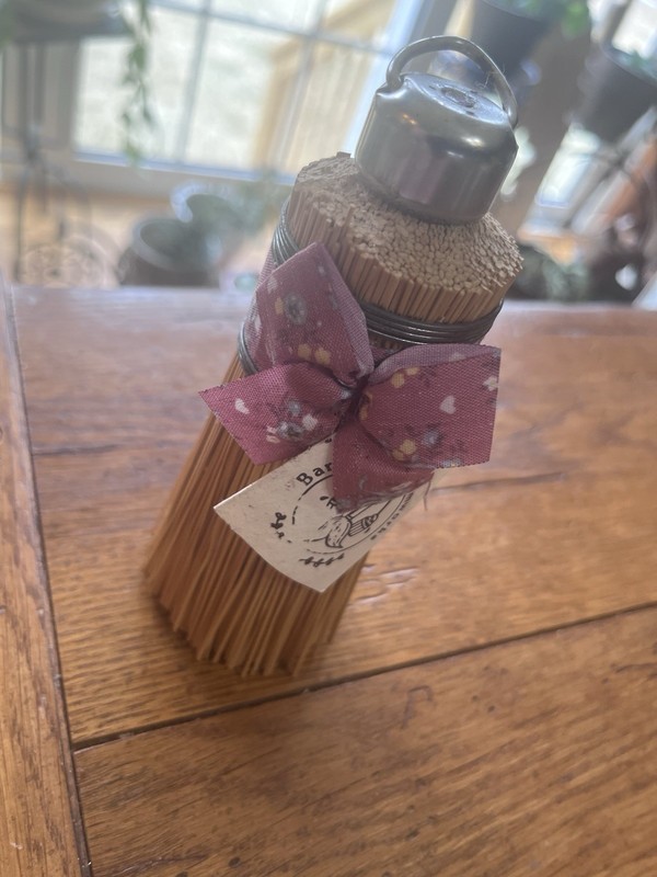 BAR HARBOR BROOMWORKS CAKE TESTER 6″ MADE IN MAINE BROOM STRAW KITCHEN WHISK