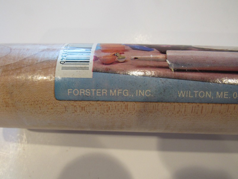NEW VINTAGE Rock Maple Barrel Rolling Pin Maine USA 17” With 10” Barrel gallery