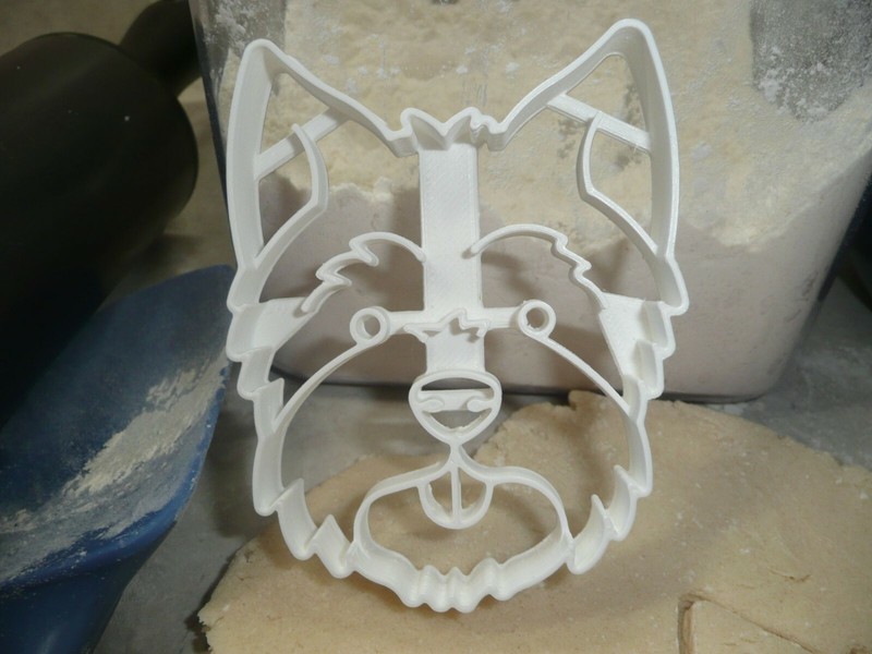 WESTIE DOG FACE DETAILED WEST HIGHLAND WHITE TERRIER COOKIE CUTTER USA PR3840 gallery