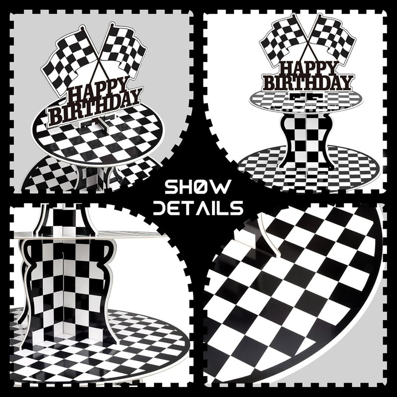 Ultimate 2 Pack Race Car Cupcake Holders - Fun Birthday Party Enhancements gallery