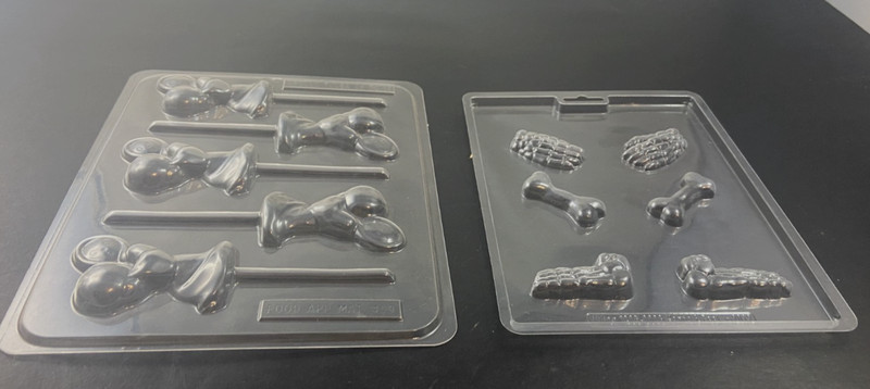 Halloween Candy Molds Ghost Lollipops Apollo 409 & Hands/Feet Bones Wilton 2012