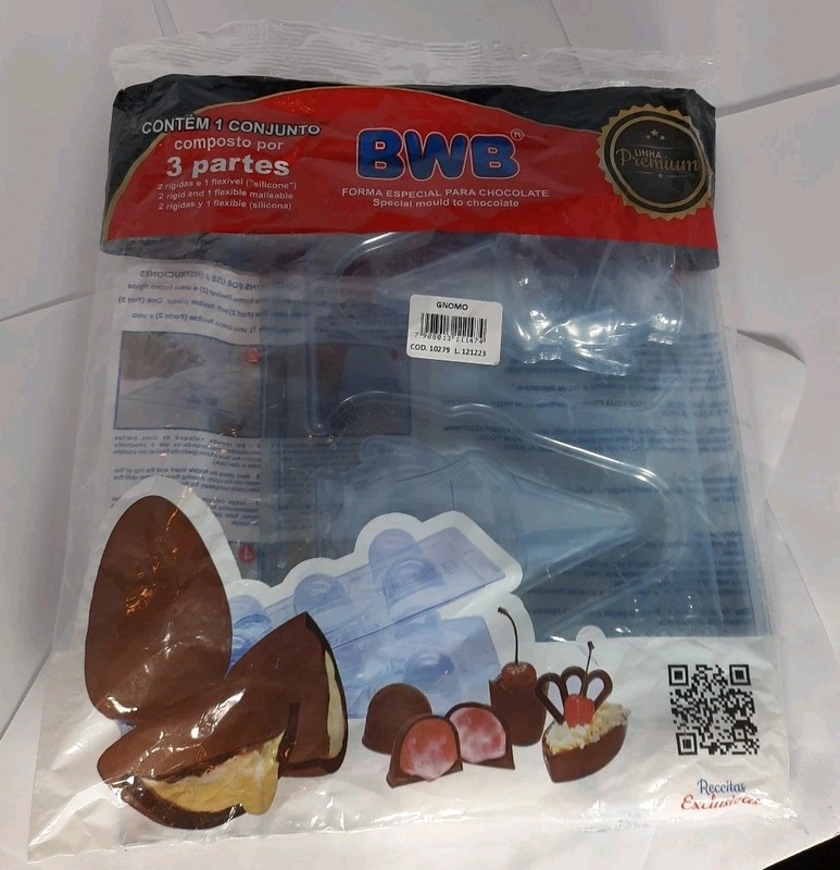 Gnomo 3 piece mold. BWB Hot Cocoa Bomb 3 Piece Mold Receitas Exclusivas