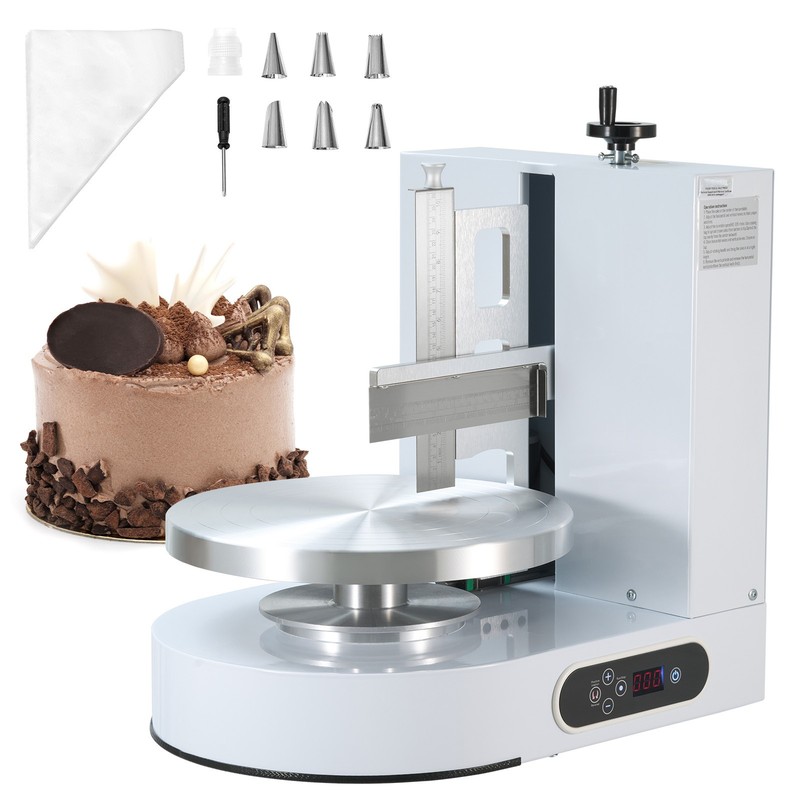 Uimoso 4"-12" Cake Frosting Smearing Machine Cake Cream Decorating Machine