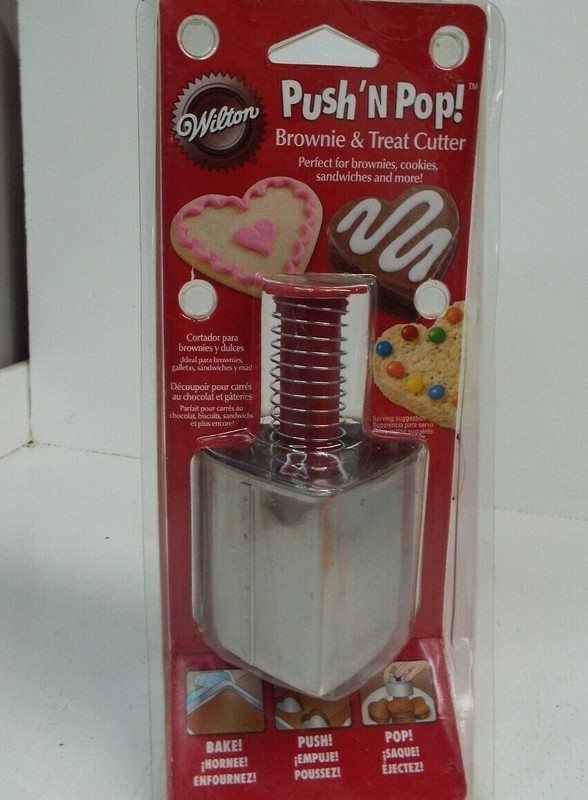 Wilton Push n Pop brownie and treat cutter