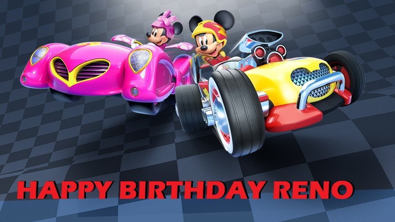 Mickey Mouse and the Roadster Racers Edible Cake Topper Decoration