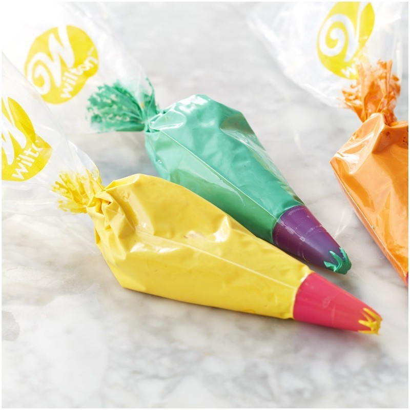 Disposable Decorating Bags with Tips Set of 6 All in One gallery