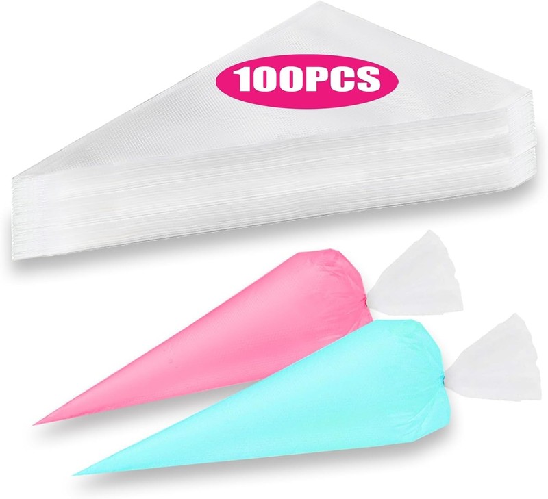 Piping Bags & Tips Set Cakes Decorating Supplies Kit W/ 100pcs 12 Inch Pastry gallery