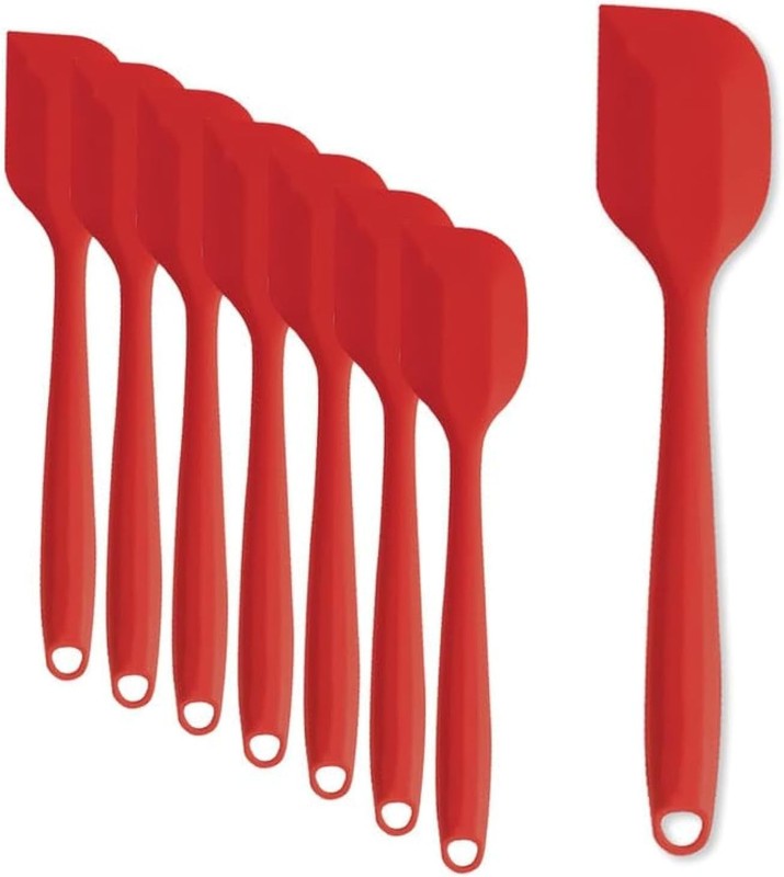8 Pieces Silicone Spatulas, 8.3 inch Small Spatulas Non-sti