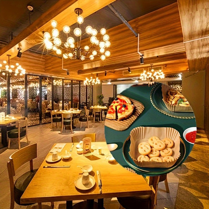 50/25pcs Kitchens Accessories Air Fryer Paper Kitchen Utensils Disposable gallery