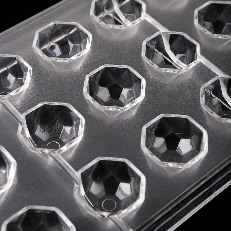 84 Grids Polycarbonate Chocolate Mold Candy Making Molds, Diamond Shaped Tray fo gallery
