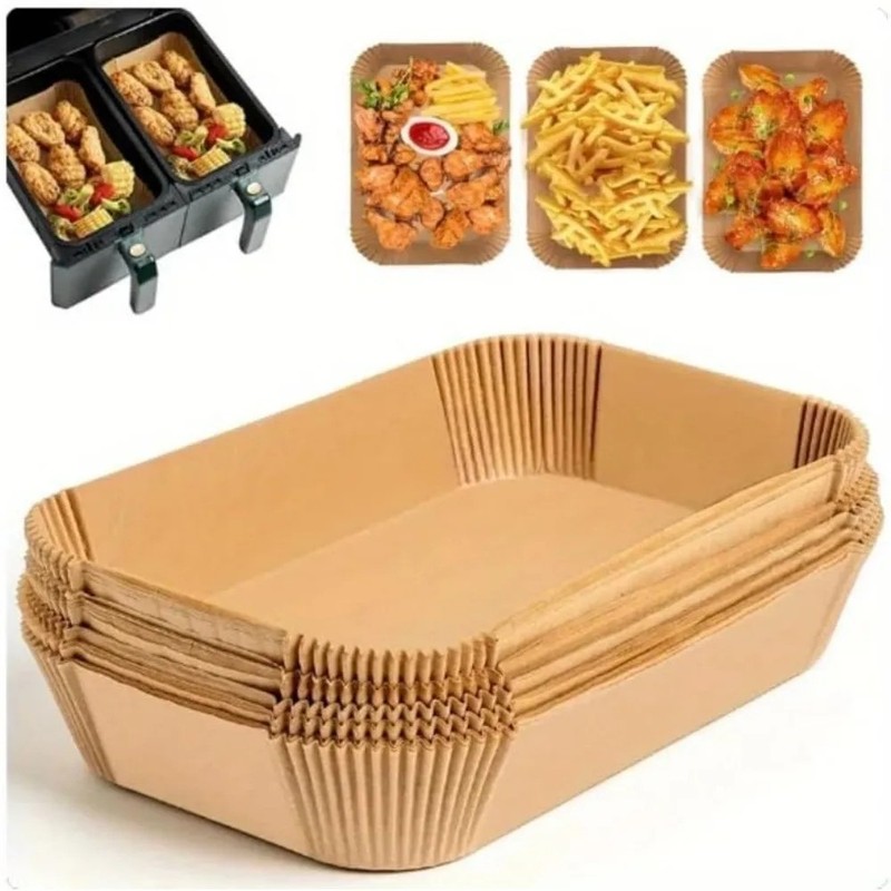 Disposable Air Fryer Paper Liners Non Stick Parchment Accessories