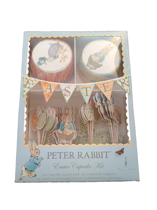 Easter Peter Rabbit Jemima Duck Beatrix Potter Cupcake Kit 24 Liners 24 Toppers