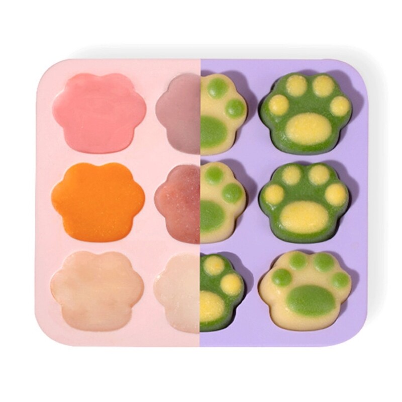 Cartoon Molds Baking Mold Paw Shaped Chocolate Silicone Cake Molds gallery