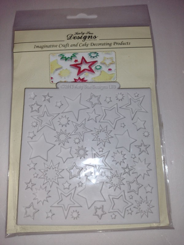 Katy Sue Designs KSD Silicone Mould Starburst Cake Chocolate Decorations