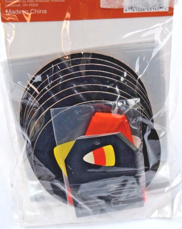Candy Caramel Apple Kit Fall Autumn Thanksgiving Halloween Set of 8 Plate Ribbon gallery